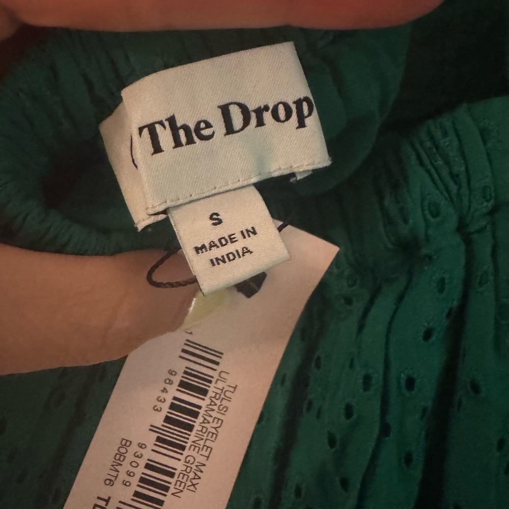 NWT The Drop Tulsi ruffle sleeve eyelet maxi dress. - Picture 13 of 15